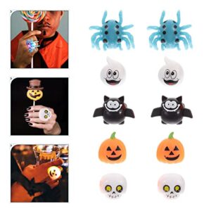 Toddmomy 40 pcs Goodie Led Favors Bag for Up Pumpkin Funny Fillers Lighted in Glow Gifts Light Finger Dark Goodies Random Toys Color Ghost Party Treats Spider Supplies Prizes Halloween