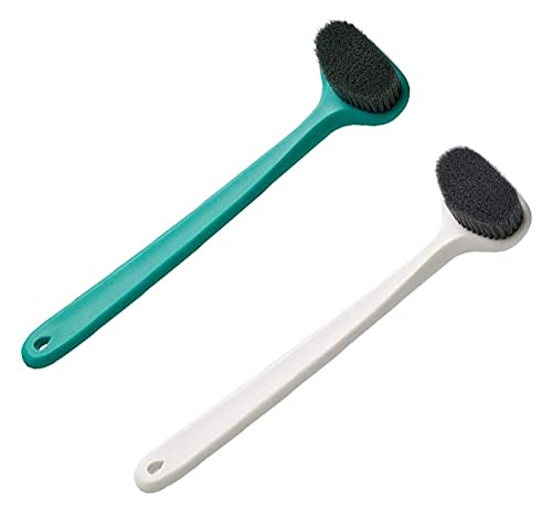 ZCX Body Brushes 2pcs Exfoliating Back Scrubber Shower Brush Bath Body Brush Long Handled Soft Brush Body Brushes