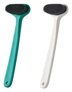 zcx body brushes 2pcs exfoliating back scrubber shower brush bath body brush long handled soft brush body brushes