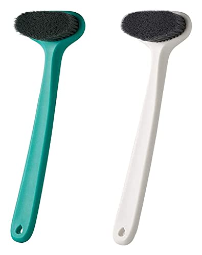 ZCX Body Brushes 2pcs Exfoliating Back Scrubber Shower Brush Bath Body Brush Long Handled Soft Brush Body Brushes