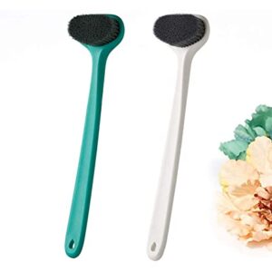 ZCX Body Brushes 2pcs Exfoliating Back Scrubber Shower Brush Bath Body Brush Long Handled Soft Brush Body Brushes