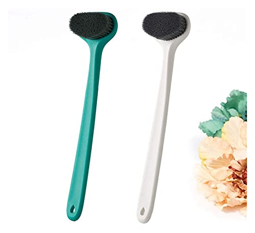 ZCX Body Brushes 2pcs Exfoliating Back Scrubber Shower Brush Bath Body Brush Long Handled Soft Brush Body Brushes