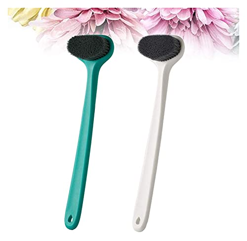 ZCX Body Brushes 2pcs Exfoliating Back Scrubber Shower Brush Bath Body Brush Long Handled Soft Brush Body Brushes