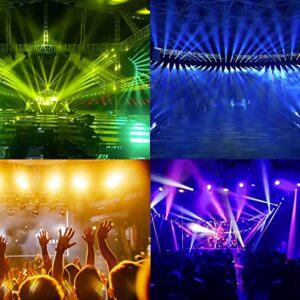 LED Mini Spider Moving Head Light 8x5W Beam Stage Lights RGBW Sound Activated DMX-512 Control for DJ Party Bar Disco Show Wedding Event Stage Lighting