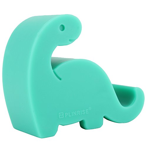 Plinrise Animal Desk Phone Stand, Update Dinosaur Silicone Office Phone Holder, Creative Phone Tablet Stand Mounts, Size:1.3" X 3.1" X 2.8"(T-Blue)