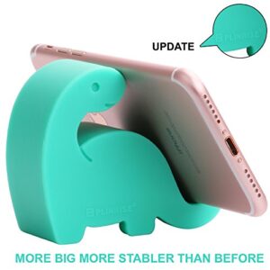 Plinrise Animal Desk Phone Stand, Update Dinosaur Silicone Office Phone Holder, Creative Phone Tablet Stand Mounts, Size:1.3" X 3.1" X 2.8"(T-Blue)