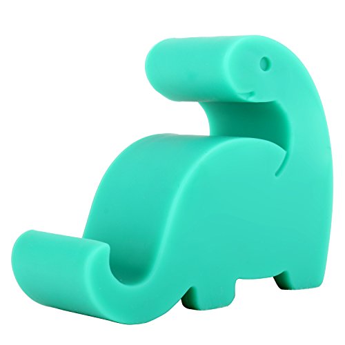 Plinrise Animal Desk Phone Stand, Update Dinosaur Silicone Office Phone Holder, Creative Phone Tablet Stand Mounts, Size:1.3" X 3.1" X 2.8"(T-Blue)