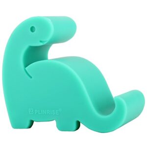 Plinrise Animal Desk Phone Stand, Update Dinosaur Silicone Office Phone Holder, Creative Phone Tablet Stand Mounts, Size:1.3" X 3.1" X 2.8"(T-Blue)