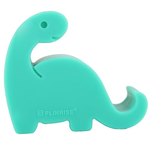 Plinrise Animal Desk Phone Stand, Update Dinosaur Silicone Office Phone Holder, Creative Phone Tablet Stand Mounts, Size:1.3" X 3.1" X 2.8"(T-Blue)