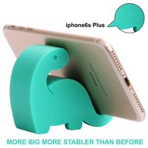 Plinrise Animal Desk Phone Stand, Update Dinosaur Silicone Office Phone Holder, Creative Phone Tablet Stand Mounts, Size:1.3" X 3.1" X 2.8"(T-Blue)