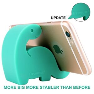 Plinrise Animal Desk Phone Stand, Update Dinosaur Silicone Office Phone Holder, Creative Phone Tablet Stand Mounts, Size:1.3" X 3.1" X 2.8"(T-Blue)