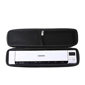 kaladior hard carrying travel case for brother ds-640 / ds-740d / ds-940dw compact mobile document scanner