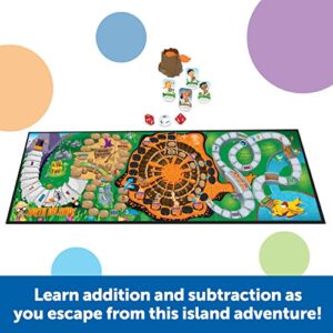 Learning Resources Math Island Addition & Subtraction Game, Elementary Math, Teaching Toys, Children’s Math Games, Educational Indoor Games, 8 Pieces, Age 6+ Gifts for Kids