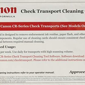 Cleaning Cards for Canon CR-Series Check Scanners (Box of 15)