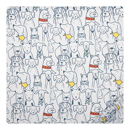 Sammy & Lou 2 Pack Microfiber Fitted Crib Sheets, Transportation pups