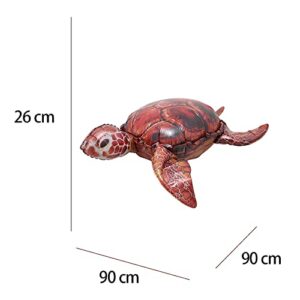 Self standing 4D Giant Dinosaur whale Spider scorpion Party Foil Balloon Helium Tyrannosaurus dragon birthday deco party supplies boy kids cartoon toys (4D Sea turtle)