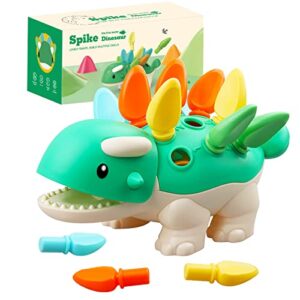 toddler montessori toys learning activities educational dinosaur games - baby sensory fine motor skills developmental toys - gifts for 6 9 12 18 month age 1 2 3 4 one two year old boys girls kids