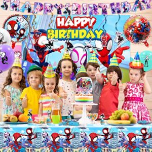 Birthday Decorations, Party Supplies Include Banners, Backdrop, Tablecover, Cake Decoration, 20 Latex Balloons, 2 Foil Balloons, Tablewares, Napkins, 28 Cupcake Toppers, 6 Hanging Swirls