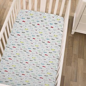 Carter's Busy Cars and Bikes Super Soft Fitted Crib Sheet