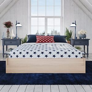 Classic Brands Liberty Wood Platform Bed Frame, Maple with Natural Finish, Queen