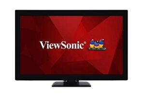 viewsonic td2760 27 inch 1080p 10-point multi touch screen monitor with advanced ergonomics rs232 hdmi and displayport
