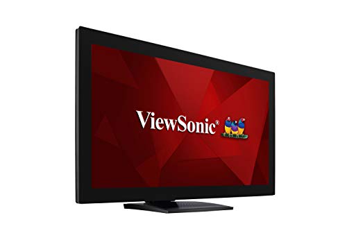 ViewSonic TD2760 27 Inch 1080p 10-Point Multi Touch Screen Monitor with Advanced Ergonomics RS232 HDMI and DisplayPort