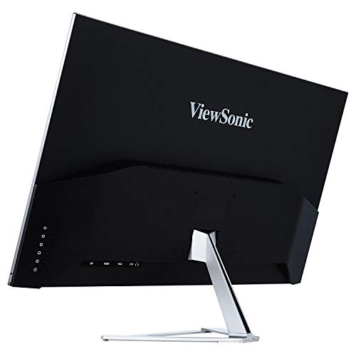 ViewSonic 32 Inch 1080p Widescreen IPS Monitor with Ultra-Thin Bezels, Screen Split Capability HDMI and DisplayPort (VX3276-MHD)