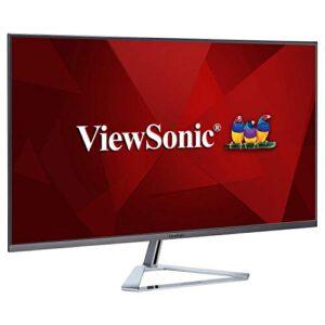 ViewSonic 32 Inch 1080p Widescreen IPS Monitor with Ultra-Thin Bezels, Screen Split Capability HDMI and DisplayPort (VX3276-MHD)