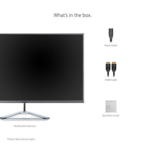 ViewSonic 32 Inch 1080p Widescreen IPS Monitor with Ultra-Thin Bezels, Screen Split Capability HDMI and DisplayPort (VX3276-MHD)