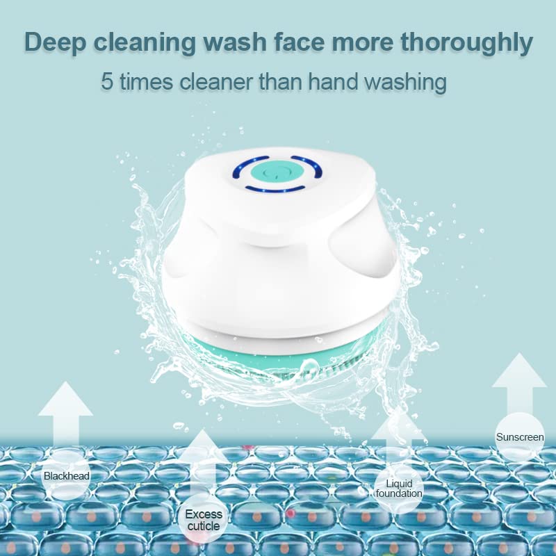 JTSea Electric Body Brush Facial Cleansing Brush Rechargeable Back Washer for Shower Long Handle Exfoliating Rotating Scrubber for Shower Bathing Cleaner Wash Deep Cleaning, Perfect for Women & Men