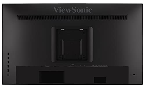 ViewSonic VP2768-4K 27-Inch Premium IPS 4K Monitor with Advanced Ergonomics, ColorPro 100% sRGB Rec 709, 14-bit 3D LUT, Eye Care, HDMI, USB, DisplayPort for Home and Office