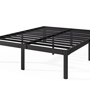 RLDVAY Queen-Bed-Frame, 12 Inch Metal-Bed-Frame-Queen, Heavy Duty Platform Bed Frame Queen Size, No Box Spring Needed, Easy Assembly, Noise-Free, Black