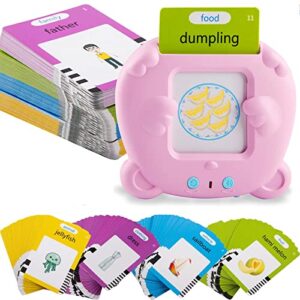 talking flash cards for toddlers 2-4 years, pocket speech for toddlers, 224 sight words educational learning toys, speech therapy toys for toddlers, kindergarten preschool gift for kids boys girls
