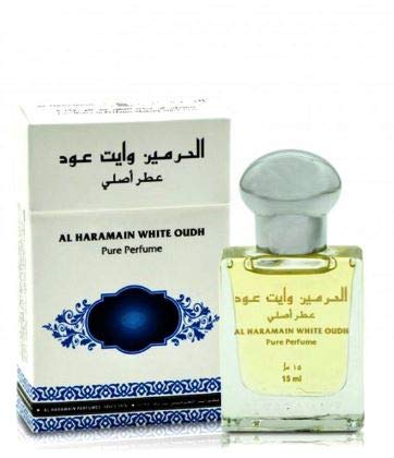 Haramain White Oudh for Men and Women (Unisex) CPO - Concentrated Perfume Oil (Attar) 15 ML (0.51 oz)