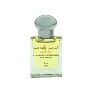 Haramain White Oudh for Men and Women (Unisex) CPO - Concentrated Perfume Oil (Attar) 15 ML (0.51 oz)