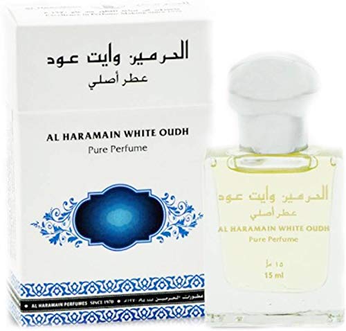 Haramain White Oudh for Men and Women (Unisex) CPO - Concentrated Perfume Oil (Attar) 15 ML (0.51 oz)