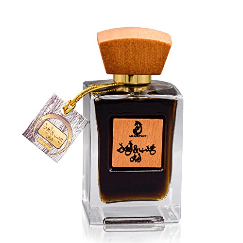 ARABIYAT Khashab & Oud White - Eau De Parfum Amber & Cedarwood Fragrance Perfumes for Men & Women 100ml