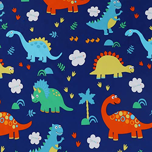 UOMNY Crib Sheets for Boys Fitted Crib Sheet Baby Sheet for Standard Crib and Toddler Mattresses Nursery Bedding Sheet Crib Mattress Sheets for Boys and Girls1 Pack Dinosaur Toddler Sheet