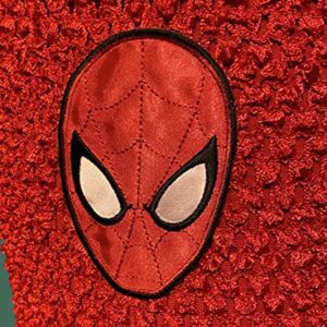 Marvel Spiderman Peter Parker Miles Morales Spider-verse Red Bodice Lined Tutu Dress Party Costume Kids Girls Baby Toddler - Ships fast and free! (Spider-man Face, Blue and Red, Medium 3T - 5Y)