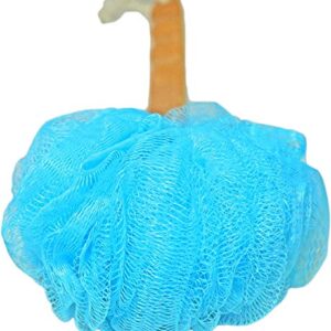 2-Pack Shower Loofah Body & Back Scrubber - Exfoliating Loofah luffa loofa Bath Brush On a Stick - With Long Wooden Handle Back Brush For Men & Women - Easy Reach Body Wash & Lotion Applicator
