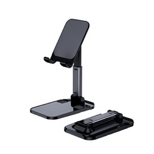 ranktop adjustable cell phone stand for desk, phone holder can adjustable height and compatible with almost all smart phone as iphone 13 pro xs max xr x se 22 7 6 6s plus se 5 and android phone