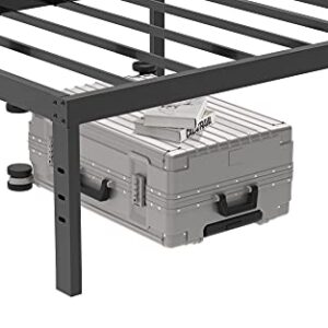 LIJQCI Full Size Bed Frame with Storage 18 Inch high Heavy Duty Metal Platform Mattress Foundation No Box Spring Needed