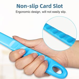 2-in-1 Detachable Silicone Body Scrubber, Long Handled Back Body Exfoliator with Hook for Double-Sided Use, Rich Foam for Deep Cleansing and Exfoliating