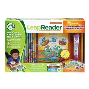 LeapFrog LeapReader System Learn-to-Read 10 Book Mega Pack, Pink