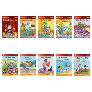 LeapFrog LeapReader System Learn-to-Read 10 Book Mega Pack, Pink