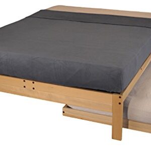 KD Frames Twin Trundle, Natural Wood