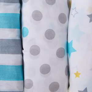 Little Bedding by NoJo Twinkle Twinkle 3 Piece Crib Sheets