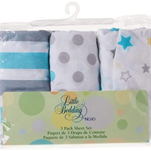 Little Bedding by NoJo Twinkle Twinkle 3 Piece Crib Sheets