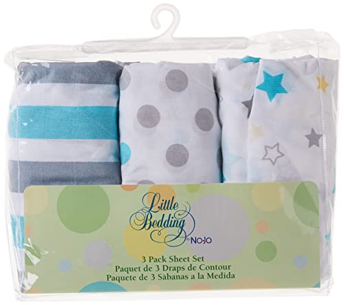 Little Bedding by NoJo Twinkle Twinkle 3 Piece Crib Sheets