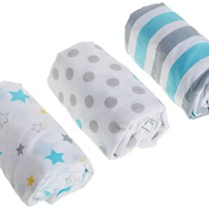 Little Bedding by NoJo Twinkle Twinkle 3 Piece Crib Sheets